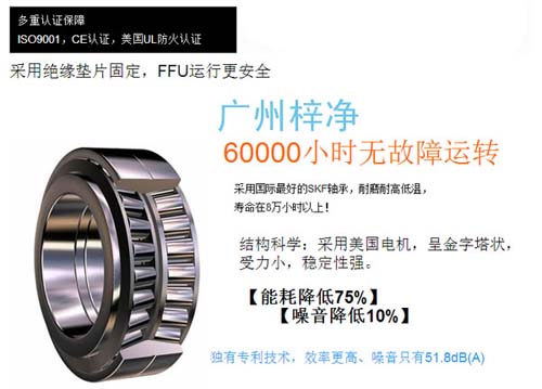 節(jié)能FFU6000小時無故障運轉 節(jié)能FFU6000小時無故障運轉