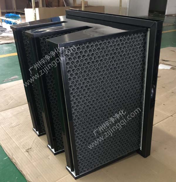 V型W型蜂窩活性炭過濾器 V型W型蜂窩活性炭過濾器內(nèi)裝礦晶活性炭顆粒