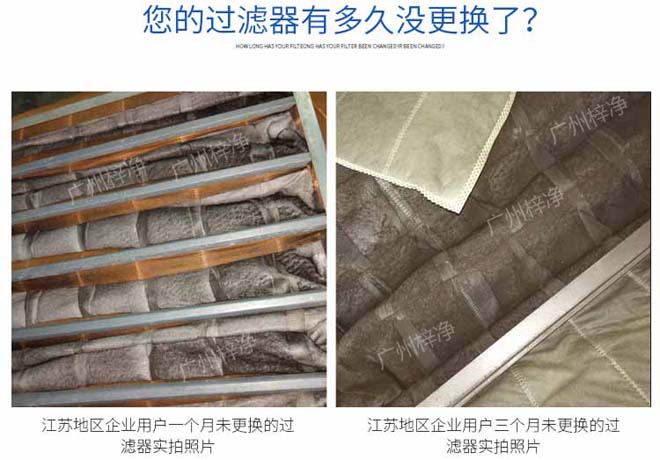 袋式過濾器表面已經積了很多灰塵 袋式過濾器表面已經積了很多灰塵